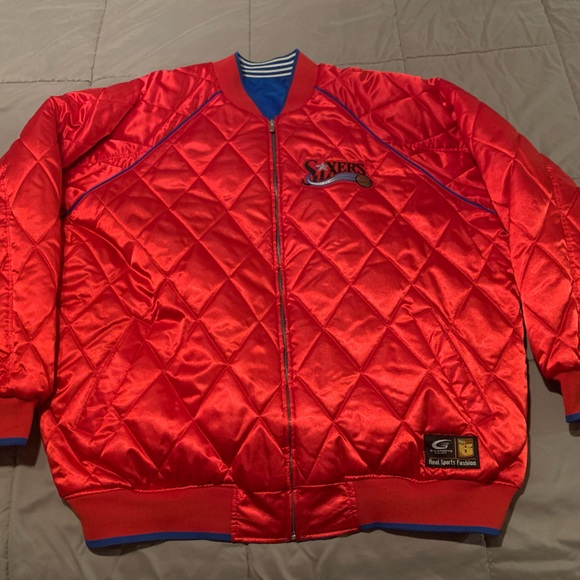 Vintage, 76ers reversible coat - Picture 6 of 7